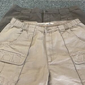 2 pair men’s cargo shorts. Sudanese, Scandia